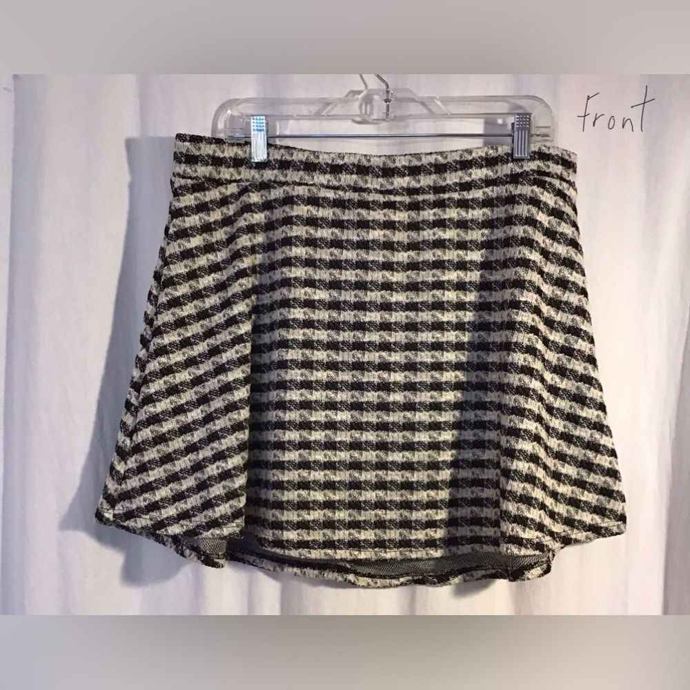 81 Fashion Nova B/W Checkered Skater Skirt (Matching Jacket in Closet)